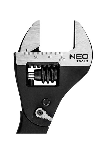 Ключ разводной (030 мм, 200 мм) с храповым механизмом (23846) Neo Tools (293511027)