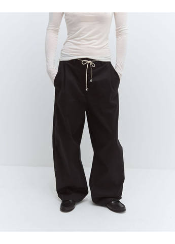 Штани бавовняні чорні JUL (361204336)