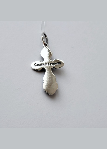 Срібний Хрест із розп'яттям чорненесрібло 925 проби 3191 год 2.00 г No Brand (306742950)