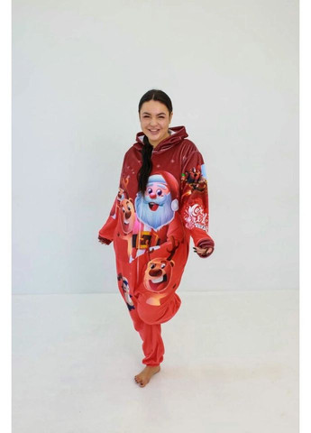 Кигуруми для взрослых Oversize 3D Дед Мороз 3061_3_170 17032 170 см FlexDress (324623293)