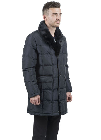 Синяя зимняя мужской пуховик (, ), 39489 City Class