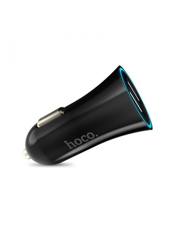 Автомобільний зарядний пристрій від прикурювача UC204 2 USB 2,4A Чорний Hoco (318015691)