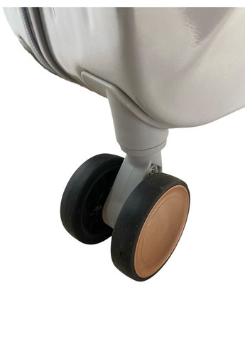 Валіза середня (M) 015 полікарбонат Срібна Milano (324985637)