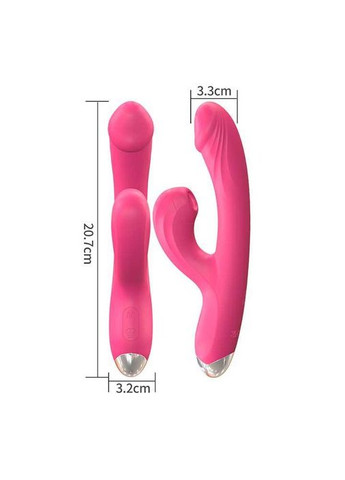 Вібратор — вуманайзер для клітора та точки G "Melo" 20 режимів - Баклажан No Brand (366817660)