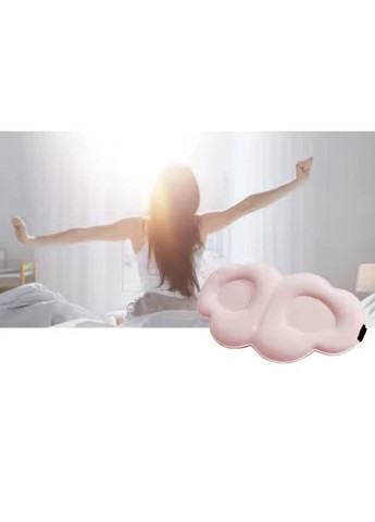 Маска для сна на глаза 3D, мягкая и дышащая с эффектом памяти, без давления, розовая No Brand (335057300)