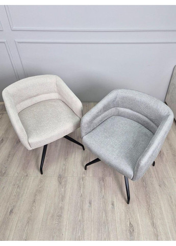 Стул EMMA стул черный каркас/беж тк. Intarsio (365461429)