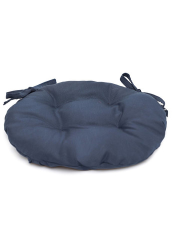 Подушка на стілець і крісло см темно-синій No Brand (324828969)