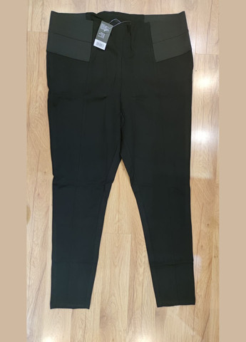 Женские однотонные лосины/брюки, размер 54/56, черный Esmara (278260616)