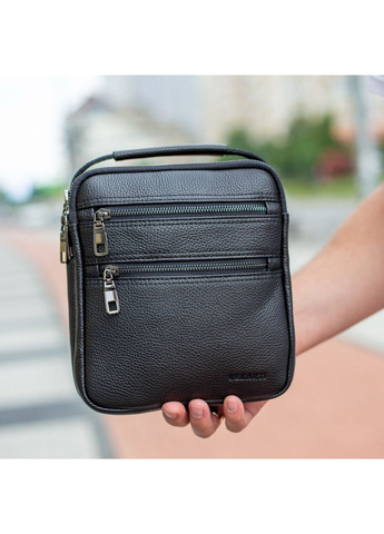 Шкіряна чоловіча сумка-барсетка через плече чорна BX-14660 Bexhill (336552087)