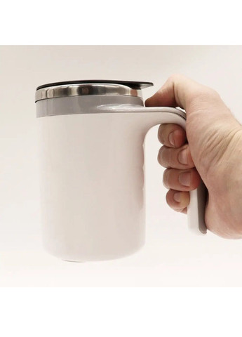 Автоматическая чашка кружка мешалка с крышкой от батареек для перемешивания чая кофе напитков 380 мл 13.5х9 см (480791-Prob) Unbranded (342616791)