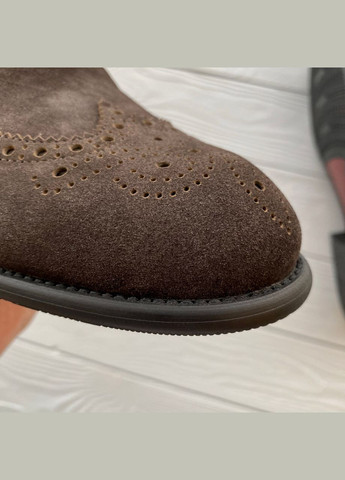 Коричневые классические, повседневные, праздничные туфли мужские brogues brown Yalasou