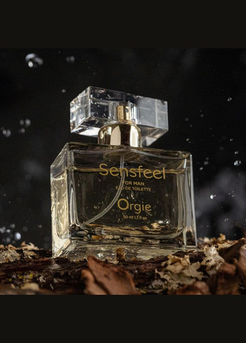 Мужские духи с феромонами – Sensfeel for Man (50 мл), цитрусово-древесный аромат Orgie (335392190)