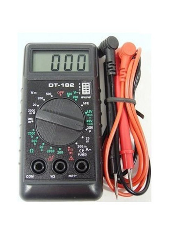 Цифровий мультиметр DT-182 тестер вольтметр No Brand (323486688)