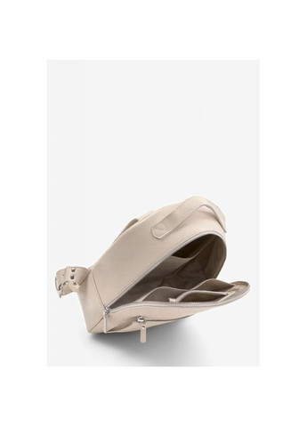 Рюкзак женский кожаный Groove M светло-бежевый зернистый The Wings (301871404)