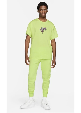 Зелена футболка air max 90 embroidered t-shirt casual comfort green do9211-736 Nike