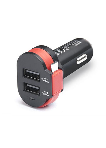 Автомобильное зарядное устройство для CA-35 (3USBx3.4A) Black/Orange + кабель microUSB Real-El (341486111)