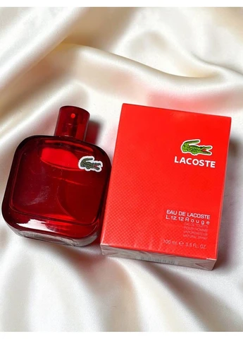 Мужская туалетная вода Lacoste Eau de L.12.12 Rouge (Лакост О де Л.12.12 Руж) 100 мл Древесные Пряные Фруктовые Стойкие No Brand (400501198)