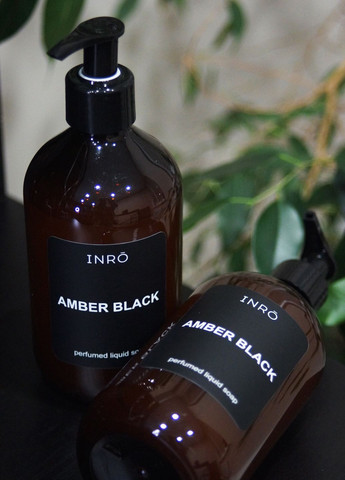 Жидкое мыло парфюмированное "AMBER BLACK" 500 мл INRO (280916373)
