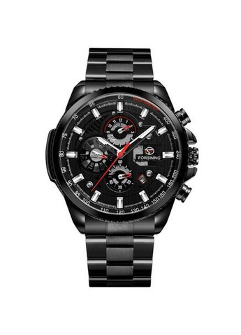 Наручний годинник чоловічий Finance Чорний (2260) Forsining (363318782)