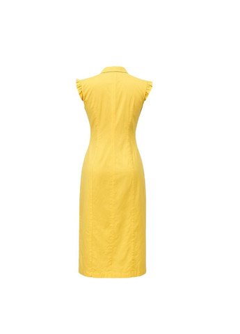 Желтое повседневный платье жёлтый Blanco однотонное