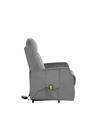 Крісло розкладне реклайнер LETO (Функція Піонізації) VELVET Сірий BLUVEL 14 LETOVSZ Signal (372178533)