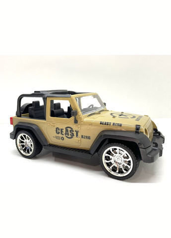 Джип позашляховик з гумовими колесами на радіокеруванні Коричневий (9088-6AD) No Brand (302215336)