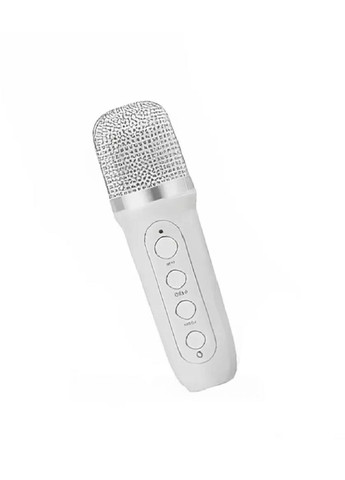 Настільний світильник лампа нічник з колонкою Bluetooth мікрофоном бездротовою зарядкою (476480-Prob) Білий Unbranded (282954016)