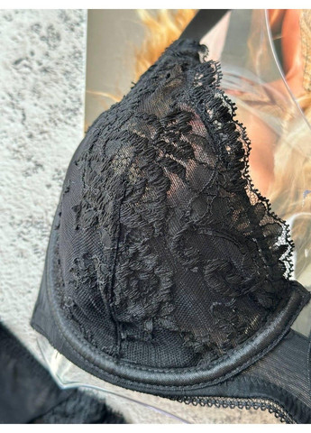 Чорний жіноча нижня білизна комплект на чашку с чорний Acousma