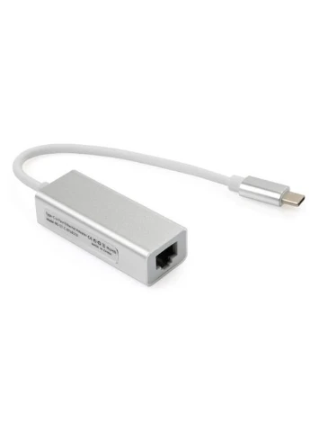 Кабель Vinga Type-C to Gigabit LAN aluminium (268139971)