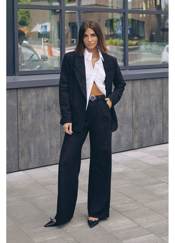 Черный женский пиджак 2211-1.6089 Seventeen - демисезонный