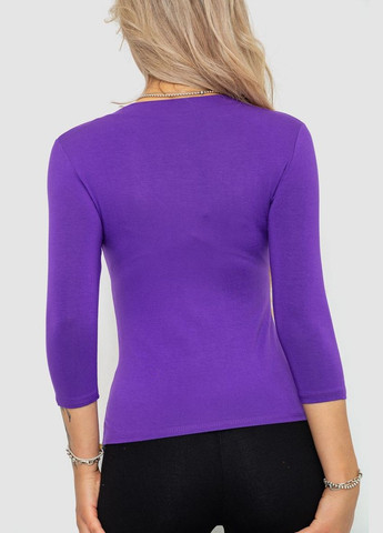 Фіолетова демісезон футболка жіноча з подовженим рукавом 186r312, колір бежевий, Ager