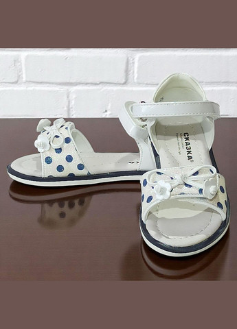 Ортопедичні босоніжки для дівчинки відкриті сандалі на липучках Казка Сказка (331899554)