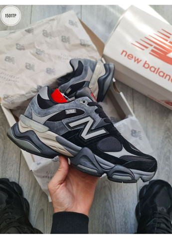 Черные демисезонные кроссовки мужские new balance 9060gray / black нью беланс 9060 No Brand
