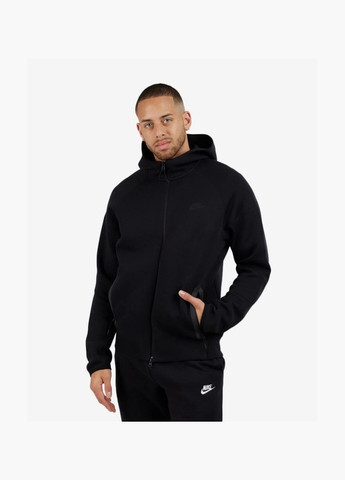 Женская толстовка Tech Fleece Full-Zip Hoodie Black FB7921-010 Nike (326784045)