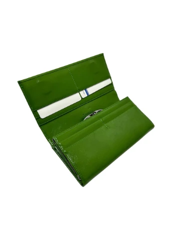 Жіночий гаманець з еко-шкіри 505-5X зелений 18,5 х 9 х 3,5 SoMuch (369157475)