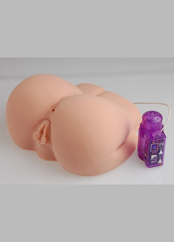 Мастурбатор-попка Oknyeo 2WayPlus с функцией массажа и вибрацией, два входа: вагина и попка - CherryLove Kokos (339867803)