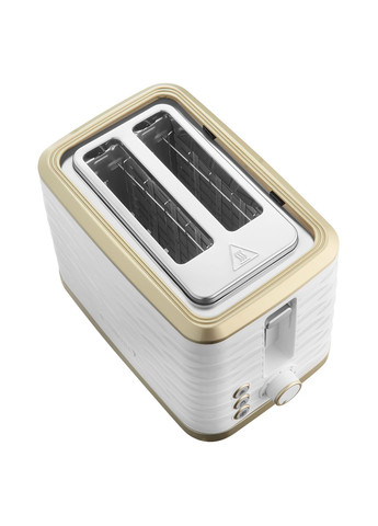 Тостер 930Вт, підігрів, розморожування, підсвічування, пластик, біло-золотий Sencor (351361494)