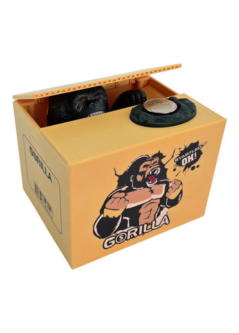 Интерактивная копилка "Горилла" на батарейках (12 х 10 х 9 см) No Brand (365875564)