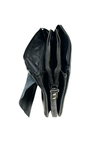 Чоловіча сумка з еко-шкіри Bradford 912-3 чорна 26х21х5 No Brand (371682148)