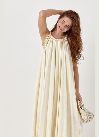 Сарафан на бретелях-бусах розкльошений Lurex (332199969)