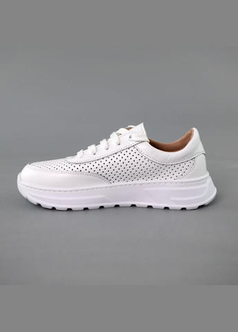 Кроссовки женские перфорация кожа Mermaid белые (337179852)