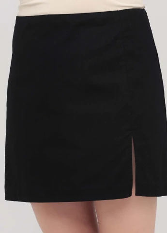 Черная однотонная юбка H&M