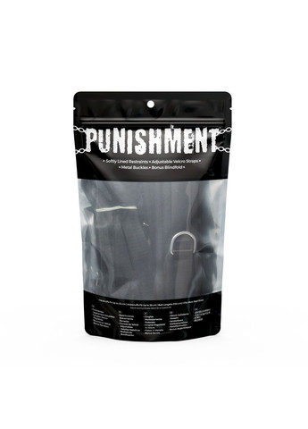 Розтяжка на ліжко - 5-Piece Bed Restraint Kit - Black Punishment (369950699)