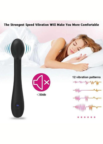 Вібратор-масажер точки "G" 12 режимів вібрації No Brand (339864695)