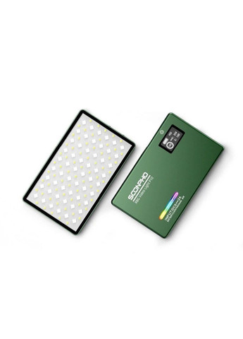 Soonpho P10 RGB накамерный LED свет с аккумулятором 4000 mAh в черном цвете, LED осветитель No Brand (366547159)