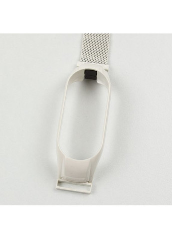 Ремінець Milanese Loop Design для Xiaomi Mi Band 7 white No Brand (361077848)
