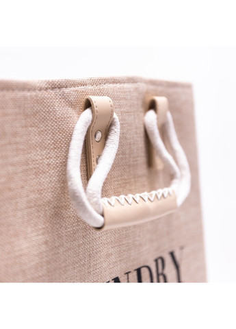 Кошик для білизни 31×26×44 (см) м'який 28 (л) Бежевий HP-41-2BE Yiwu (370707804)