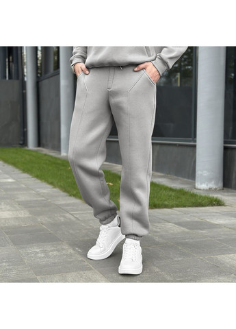 Чоловічий утеплений повсякденний костюм: кофта на блискавці та штани, S, L, 2XL S&L (372490816)