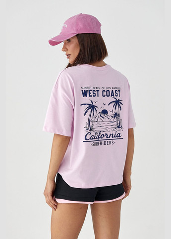 Футболка з принтом California Lurex - (334451618)