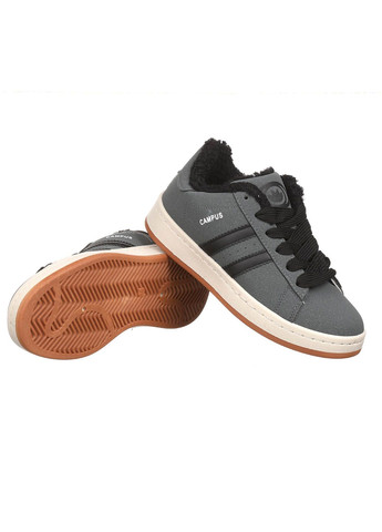 Жіночі кросівки зі штучної замші повсякденні Башили темно-сірі зими (304766731)